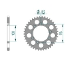 Kettenrad Aluminium