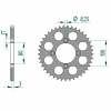 Kettenrad Aluminium