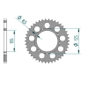 Kettenrad Aluminium