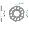 Kettenrad Aluminium