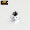 Kettenrad Mutter JMP Bolt Alu silber