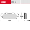 Bremsbelag TRW / Lucas MCB800