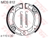 Bremsbacke TRW / Lucas MCS812