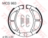 Bremsbacke TRW / Lucas MCS963
