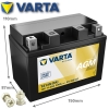 Batterie VARTA TZ14S (FA) / YTZ14S Powersports AGM Active