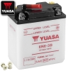 Batterie YUASA 6N6-3B (DC) offen ohne Säure